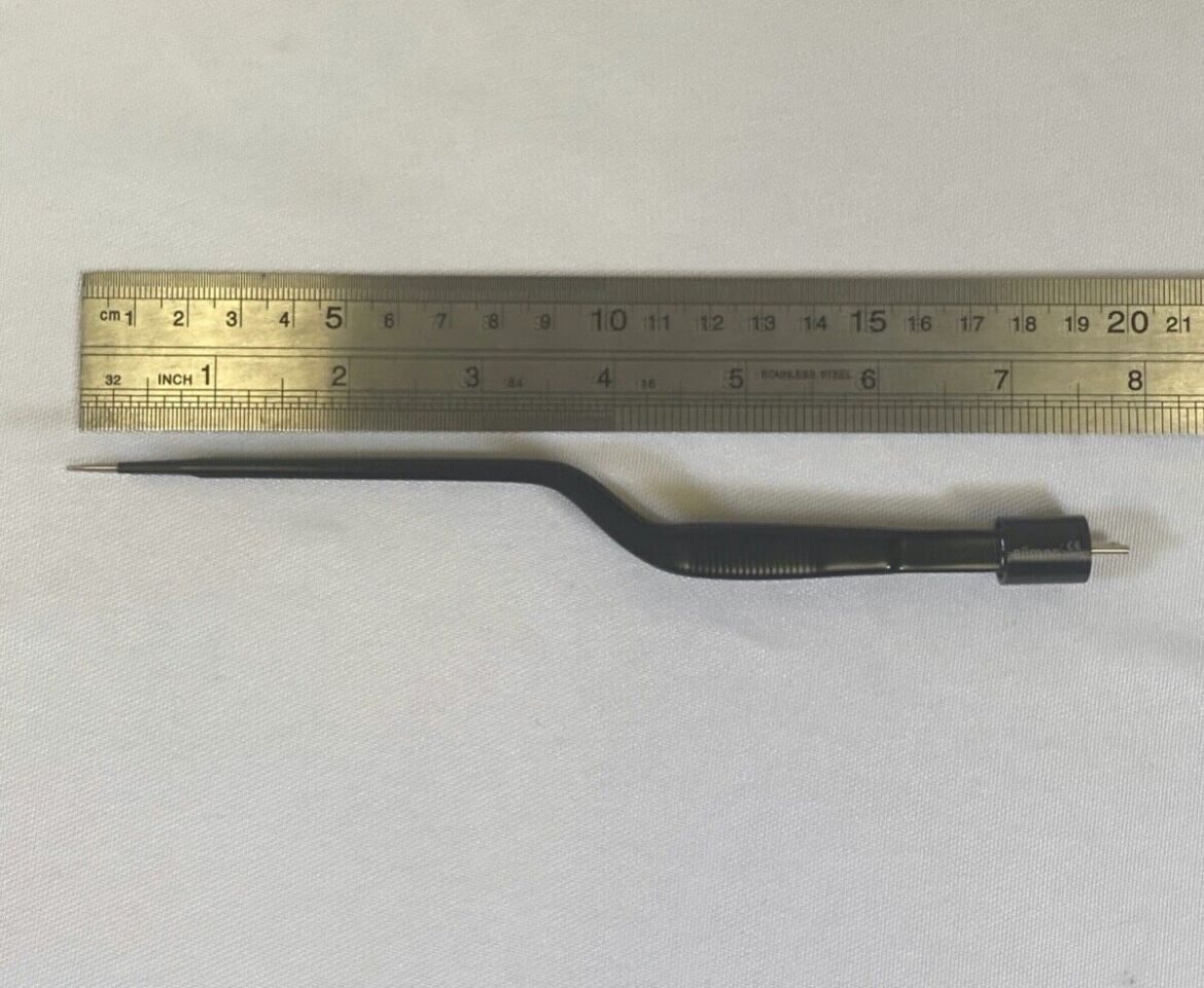 ELLMAN ACBF-022 Gerald Bayonet Non-Stick Bipolar Forceps 1.0mm x 7.25" — photo 8