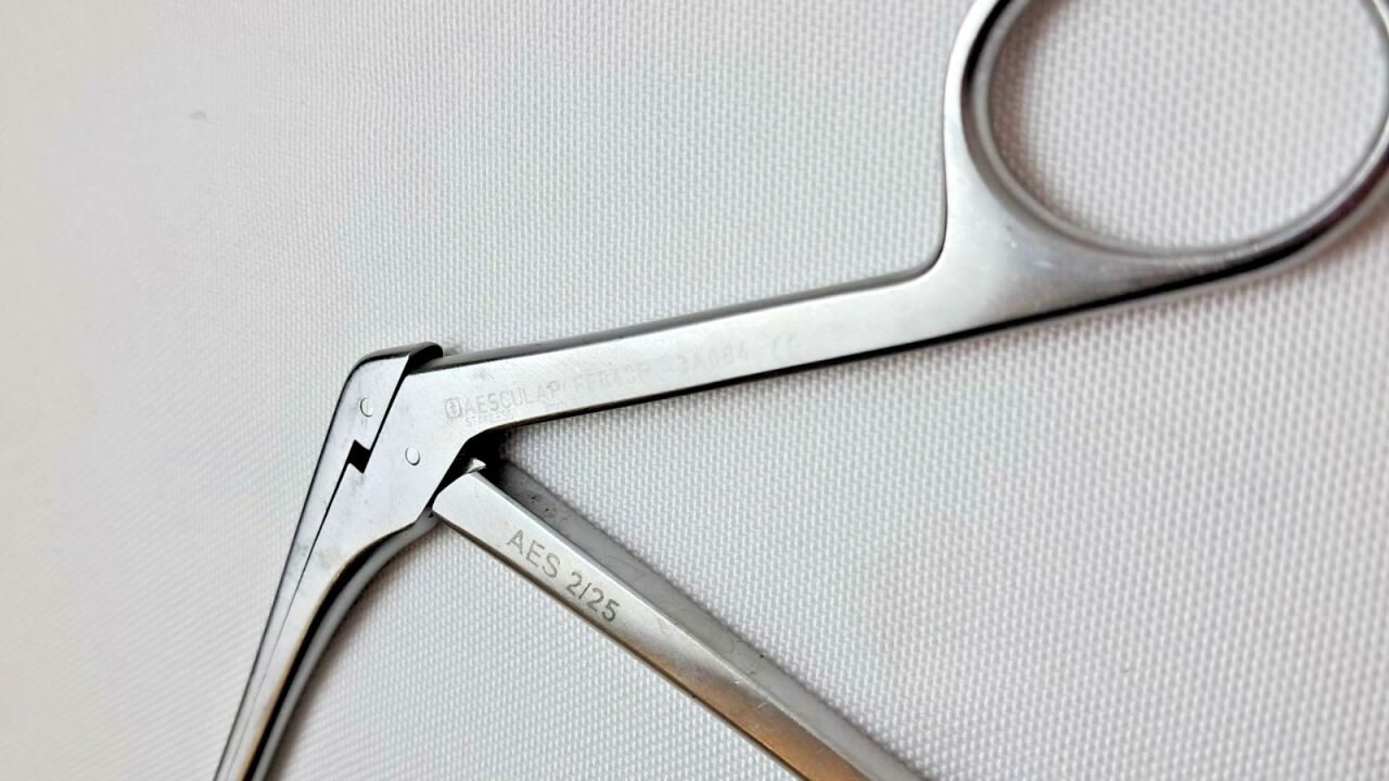 AESCULAP FF843R Caspar 3.0mm Up Biting Rongeur 15.5cm Length ENT — photo 2