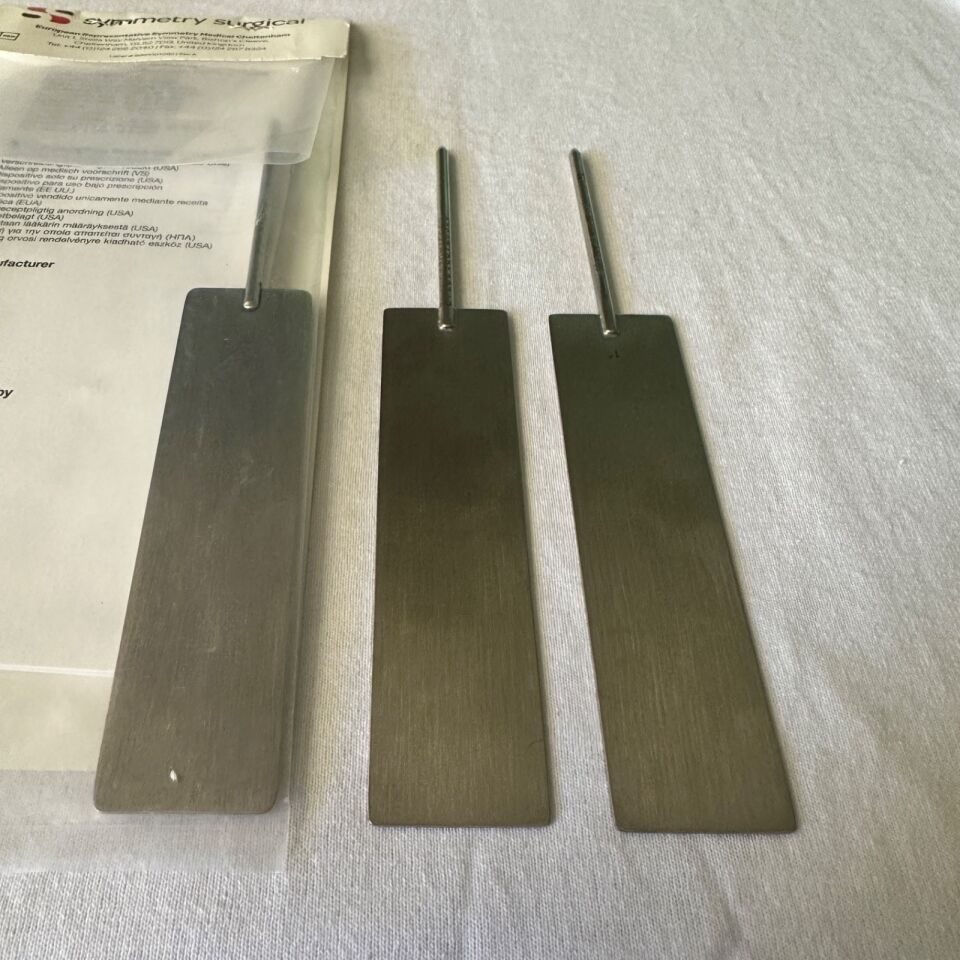 SYMMETRY 50-1507 SP01031-5 Greenberg Retractor Blades Set of 3 — photo 5