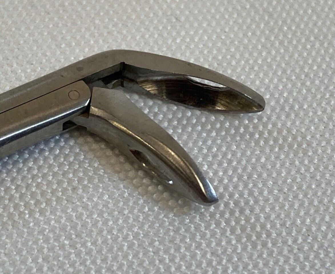 RICHARDS OLYMPUS 23-0672 Weil Blakesley Ethmoid Forceps 45deg Up x 5mm x 13mm Jaws — photo 4