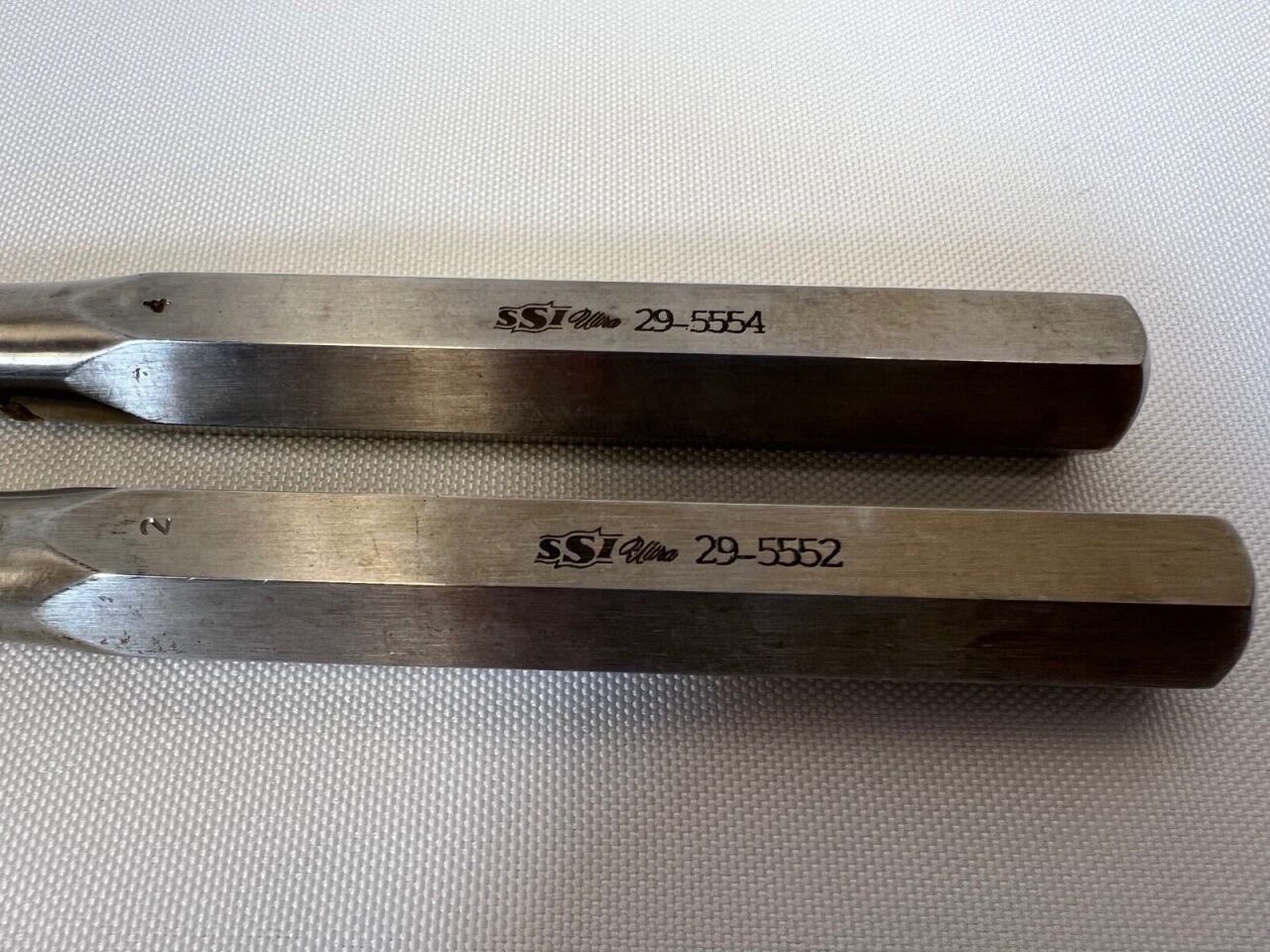 SSI ULTRA 29-5552 29-5554 Straight Curettes Size 2 & Size 4 Lot of 2 — photo 2
