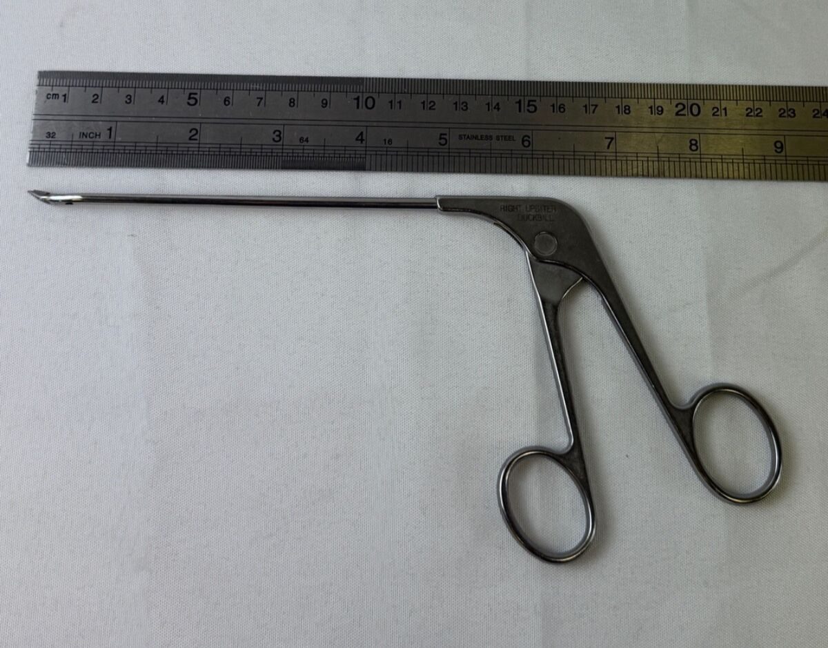 ACUFEX 12016 Duckbill Upbiter Curved Right Arthroscopy Punch — photo 7