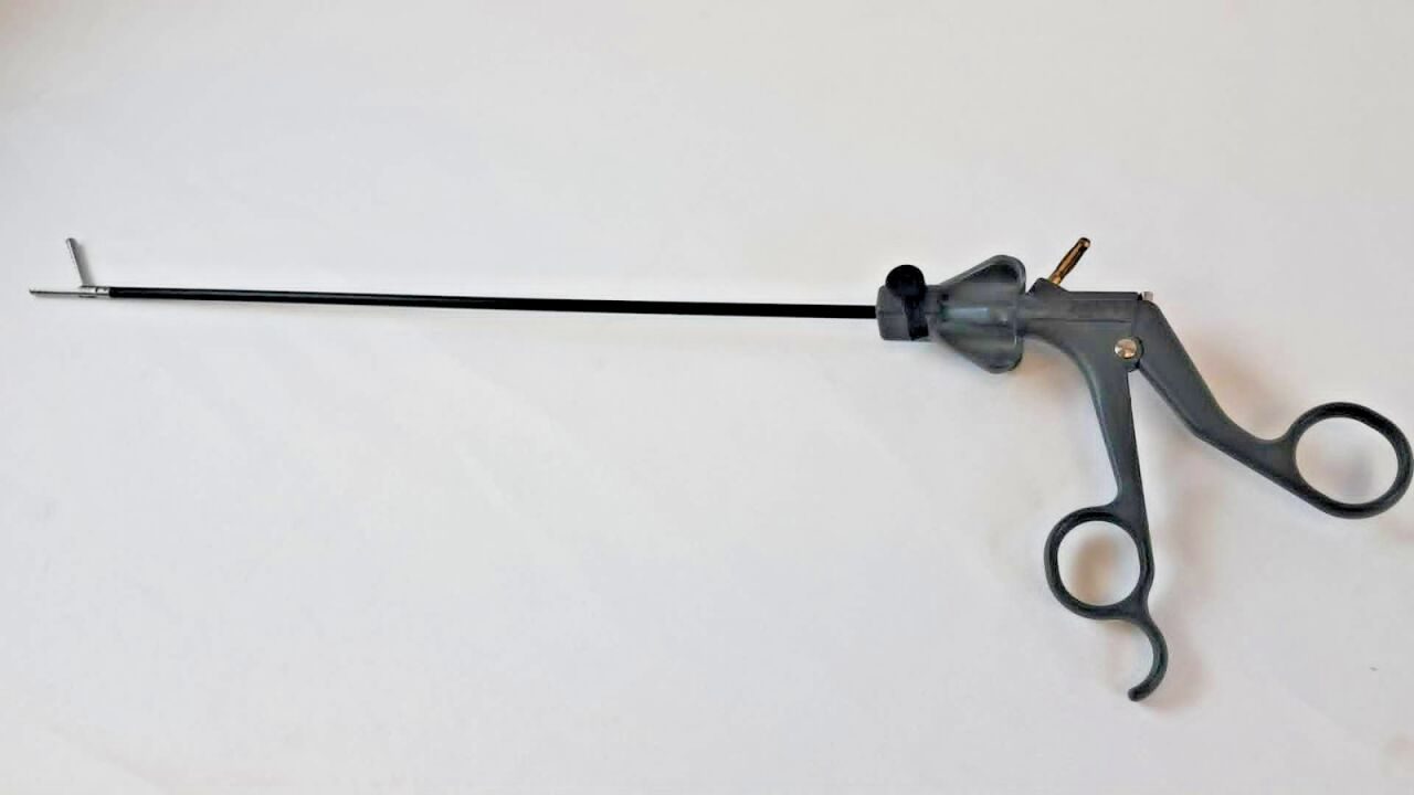 STRYKER 250-080-617 w/ 250-080-310 PEEK Monopolar Handle 5mm w/ Grasper Insert — photo 2