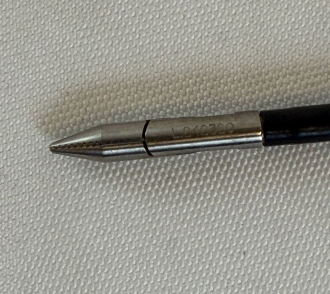 L.242320 Double Action Tapered Tip 5mm x 33cm Laparoscopy Bullet Nose Grasper — photo 5