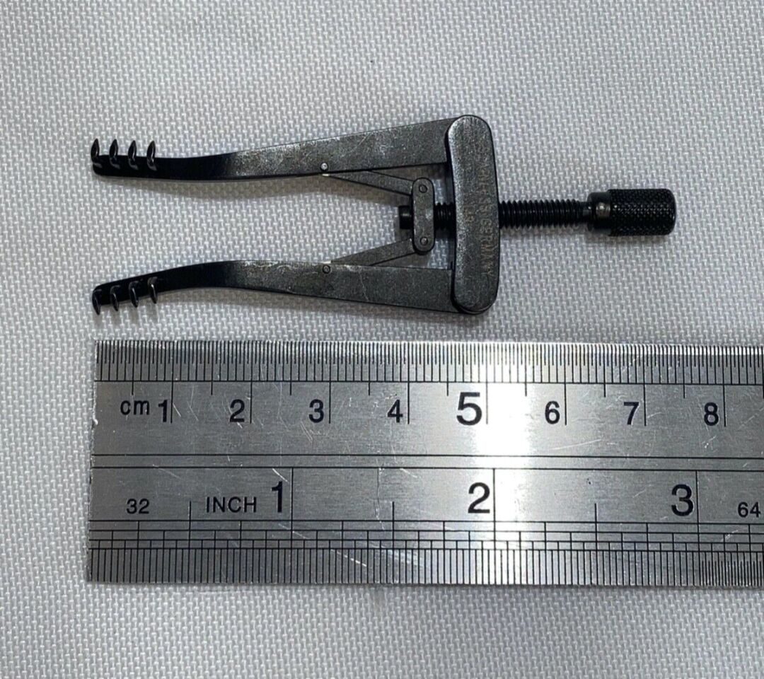 SYMMETRY 80-1812 MicroVascular Modified Black Anodized Alm Retractor 4x4 Prong — photo 5