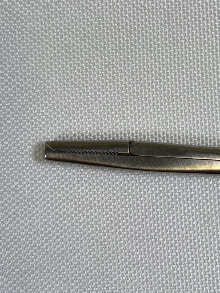 III VM81-2491 Tendon Pulling Forcep Rat Tooth Grasping Clamp 5.5" General Surgery — photo 4