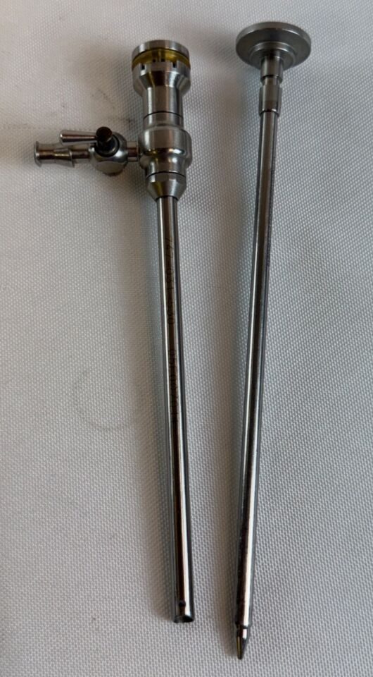 STRYKER 747-031-530 5.8mm Single Rotating Valve Arthroscopic Cannula & Obturator — photo 5