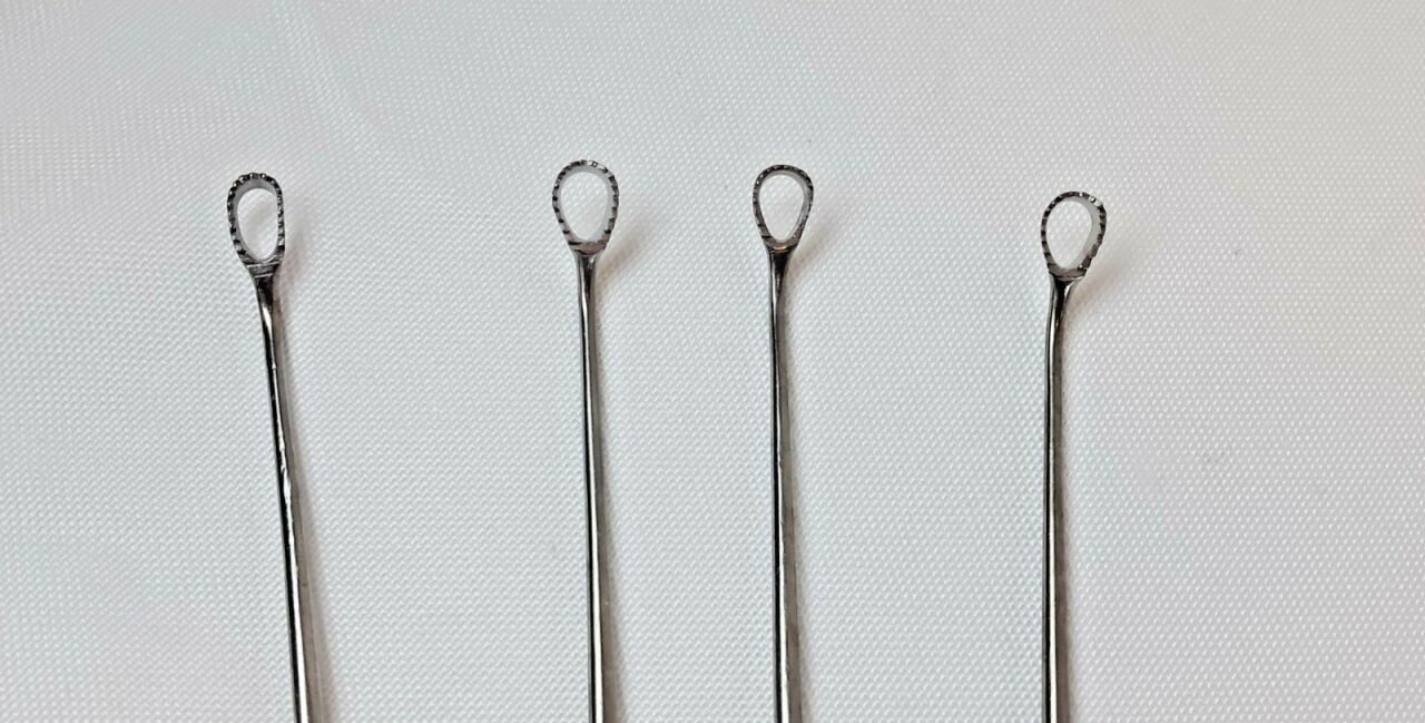CODMAN 23-5670 Heaney Uterine Biopsy Curette 11.5" Oval Loop Serrated - Lot of 4 — photo 4