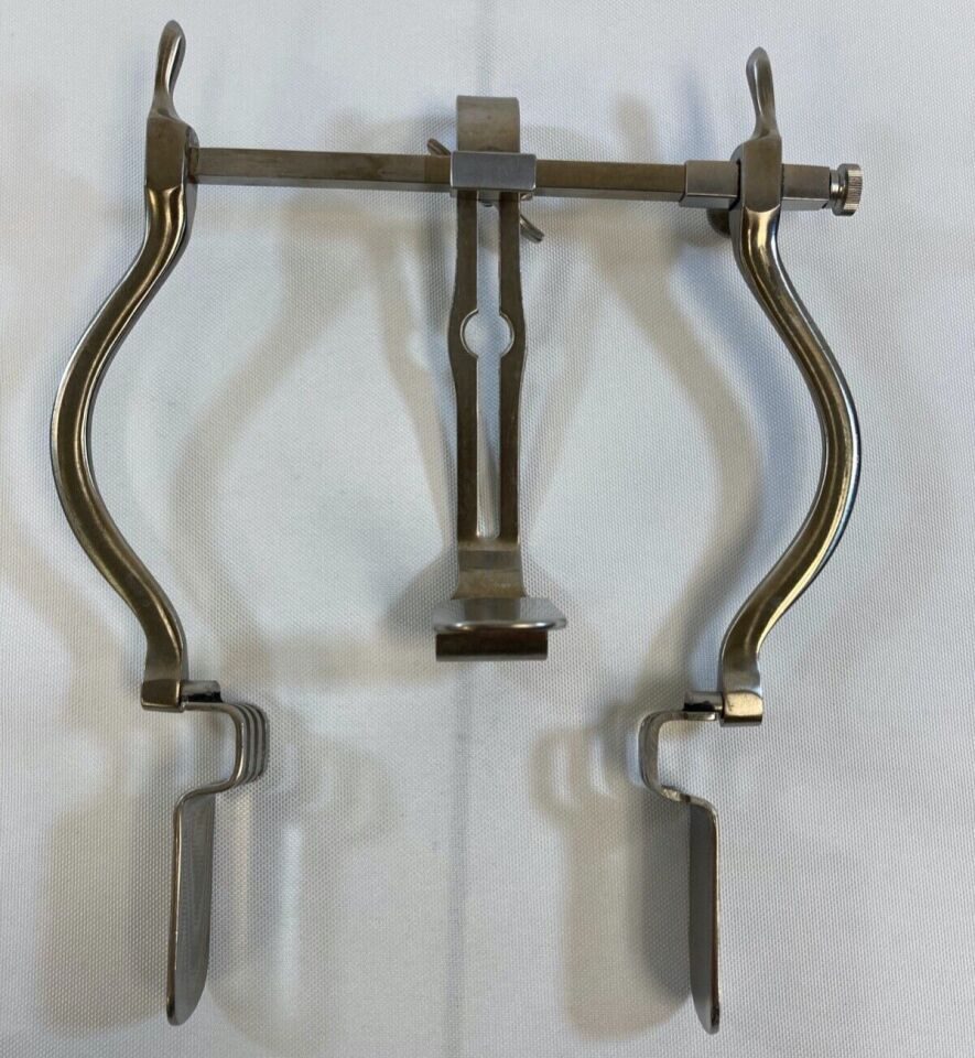 German Stainless Judd-Mason w/ Center Blade Urology Bladder Suprapubic Retractor — photo 1