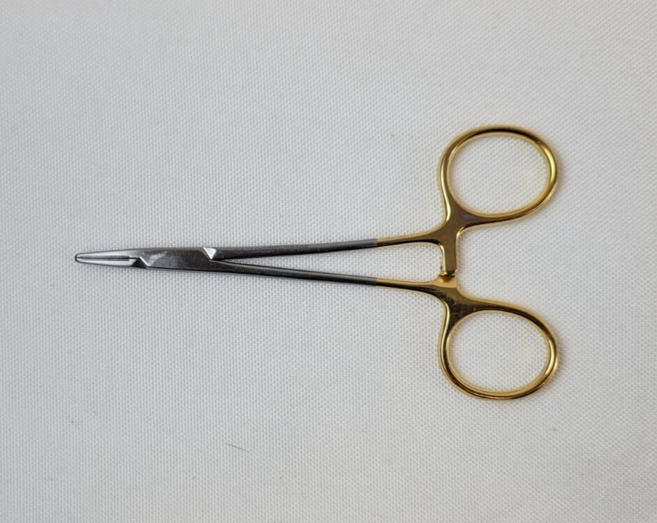 PADGETT P2405 TC Webster Needle Holder, Straight, Smooth Jaws, 4.5"