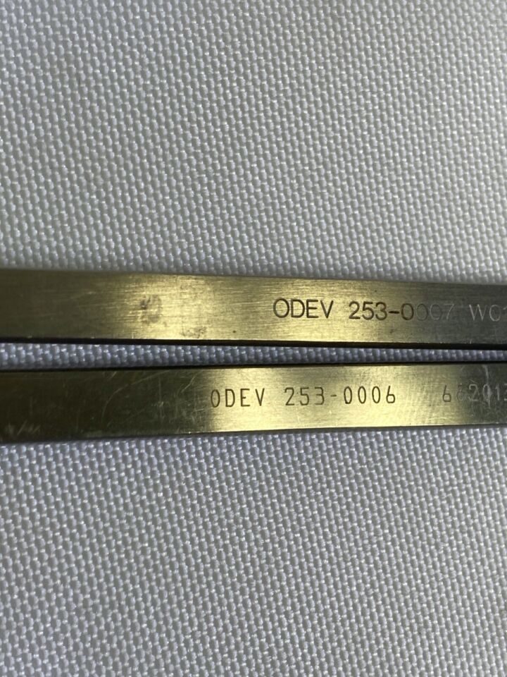 ODEV 1/4" x 9" Pair of Straight & Curved Osteotomes — photo 3