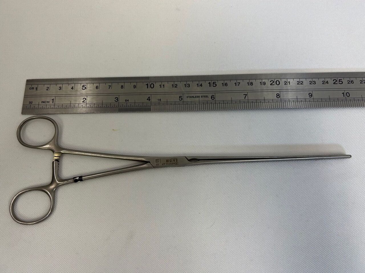 AESCULAP EA151R Kocher Intestinal Grasping Forcep Straight Jaw, 9-3/4" L — photo 5