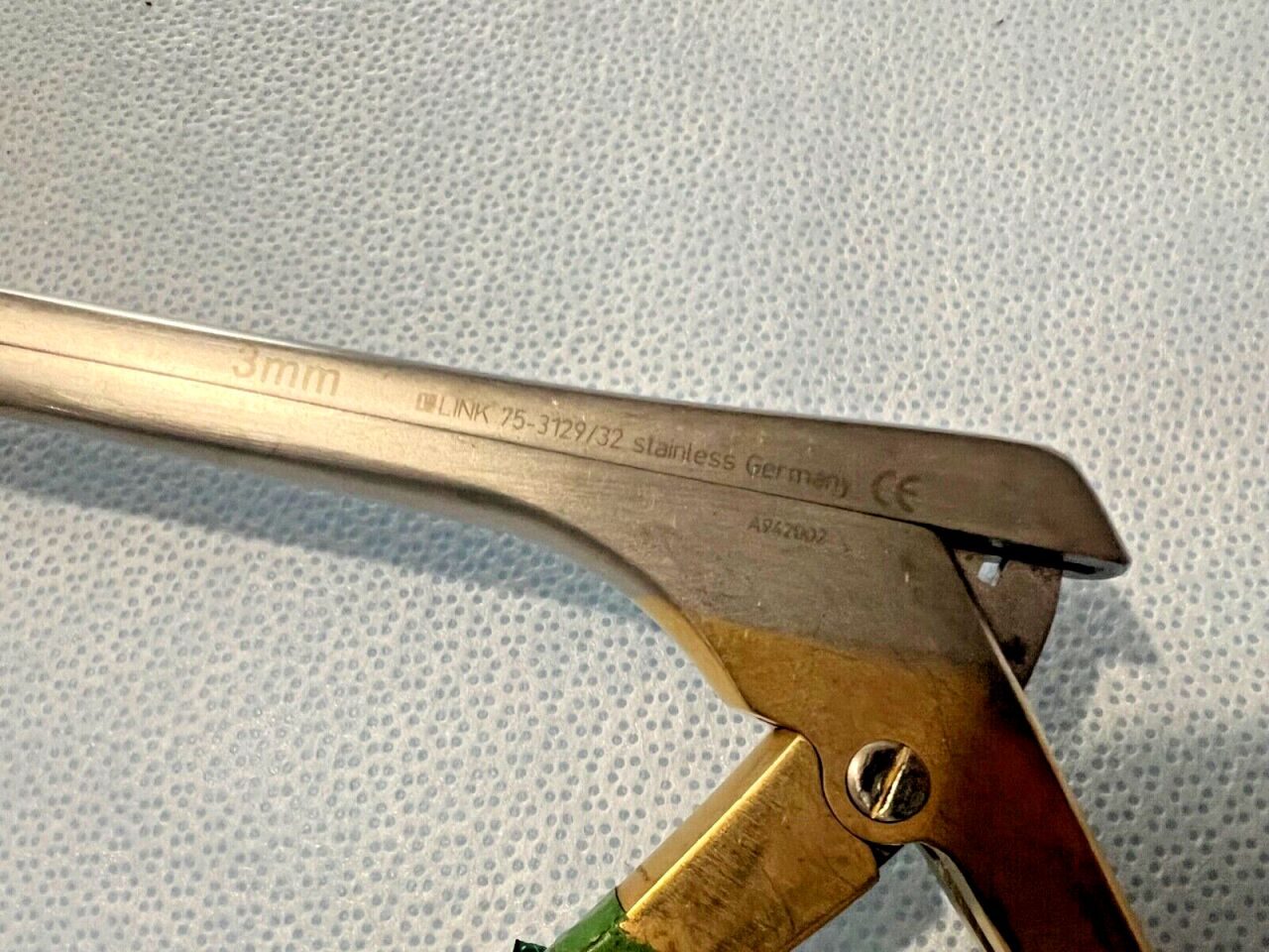 W. LINK 75-3129/32 Kerrison Rongeur 3mm X 50deg Bite X 12" Shaft Neurology Spine — photo 4