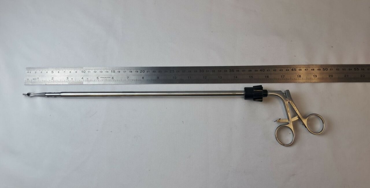 JARIT 625-142 Paddle Babcock Grasping Forceps Roto-Lok Ratchet 10mm — photo 5