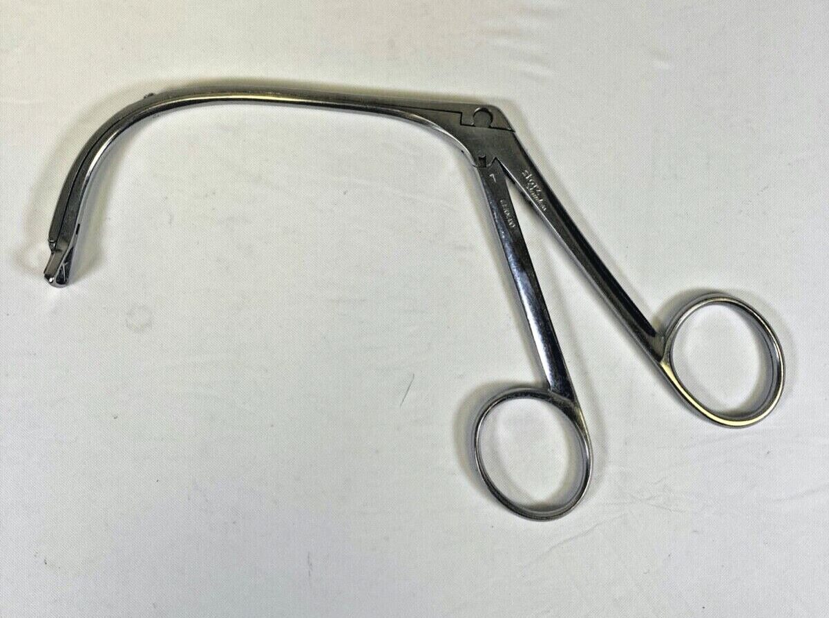 KARL STORZ N6179 #1 Triangular 7mm Lower Basket 6mm Jaw King Adenoid Punch Forcep — photo 1