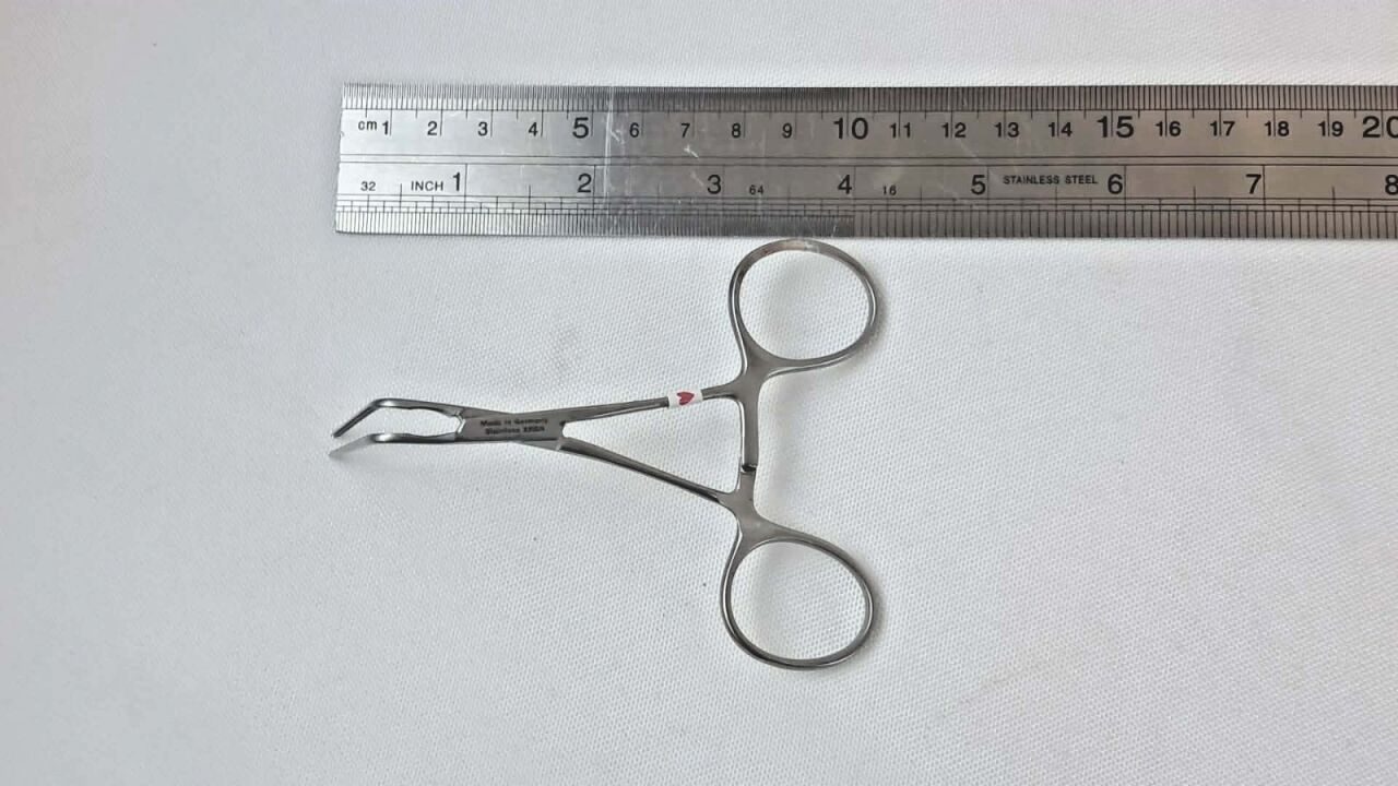 V. MUELLER CH 6098 DeBakey Ring-Handled Bulldog Clamp 3.75" — photo 5