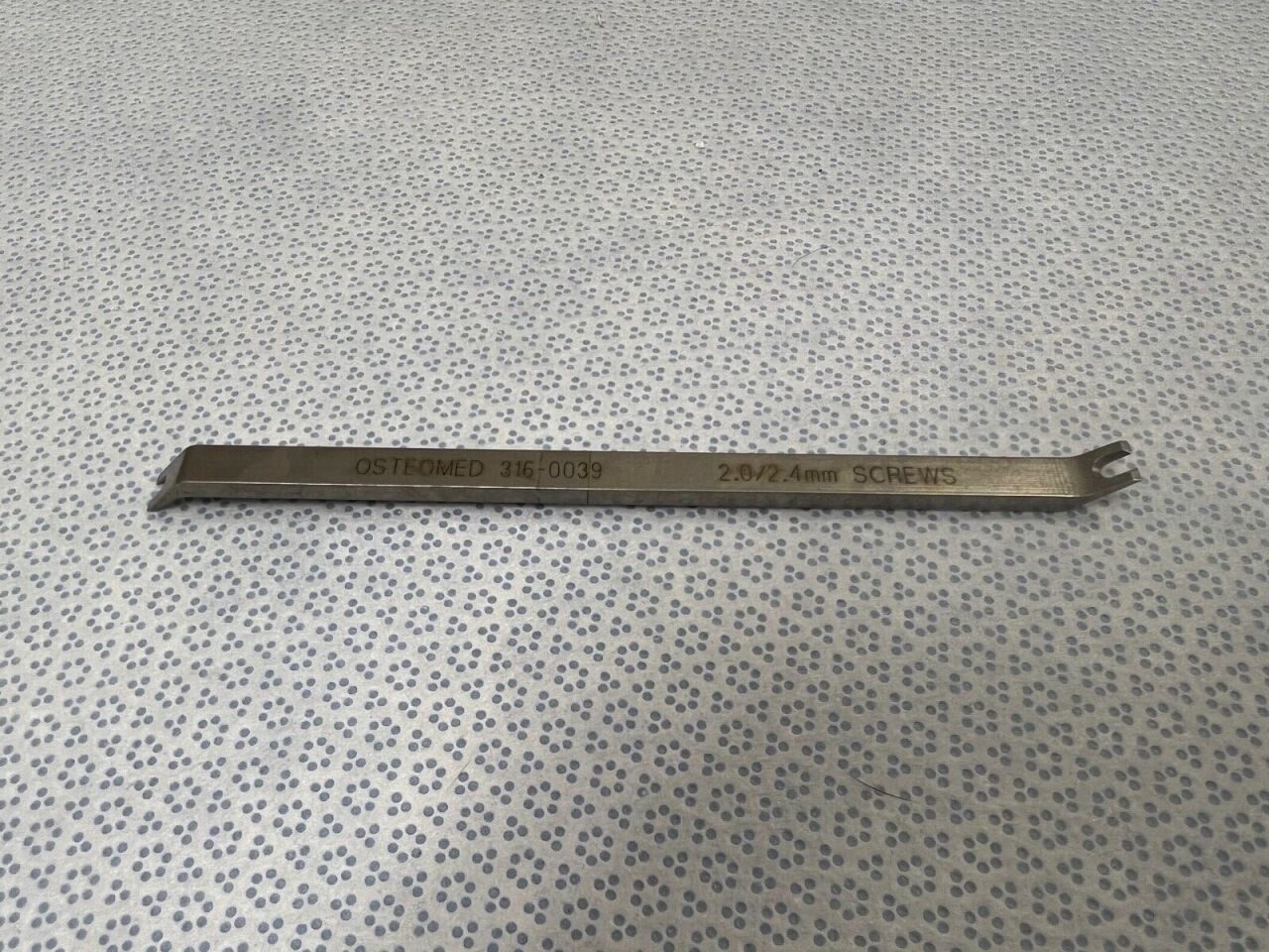 OSTEOMED 316-0039 Cannulated Screw Remover for 2.0/2.4/3.0/4.0mm Screws