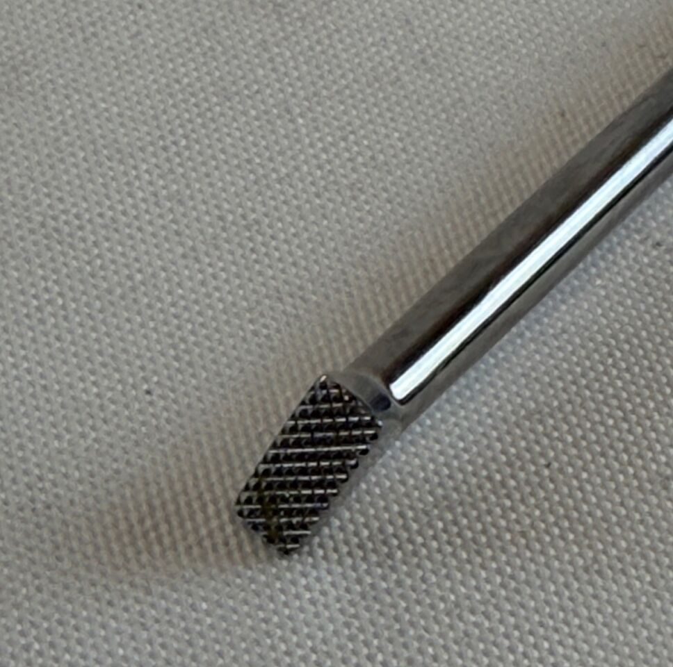 CODMAN 46-3022 Karlin Micro Lateral Gutter Impactor 3/8" Angled Tip Neuro Spine — photo 7