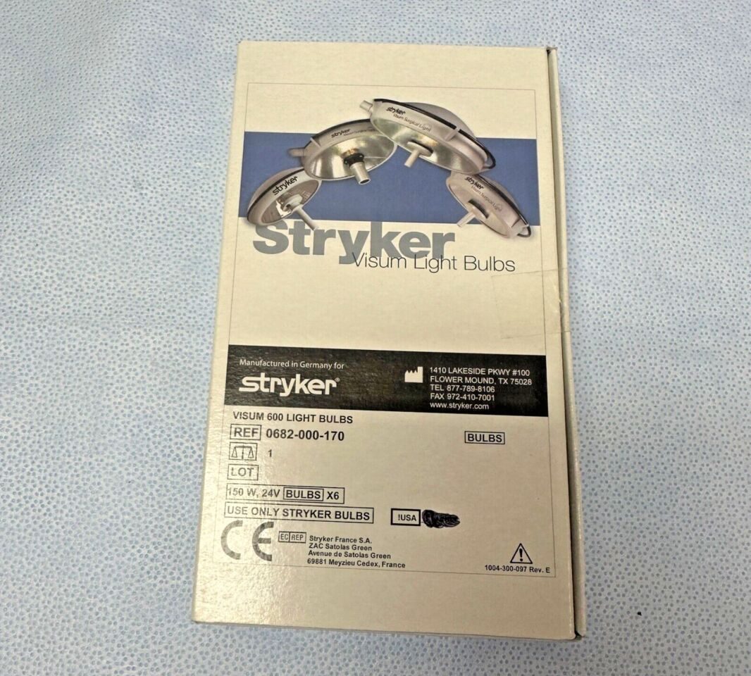 STRYKER 0682-000-170 VIisum 600 150W 24V 6/Pack O/R Light — photo 3
