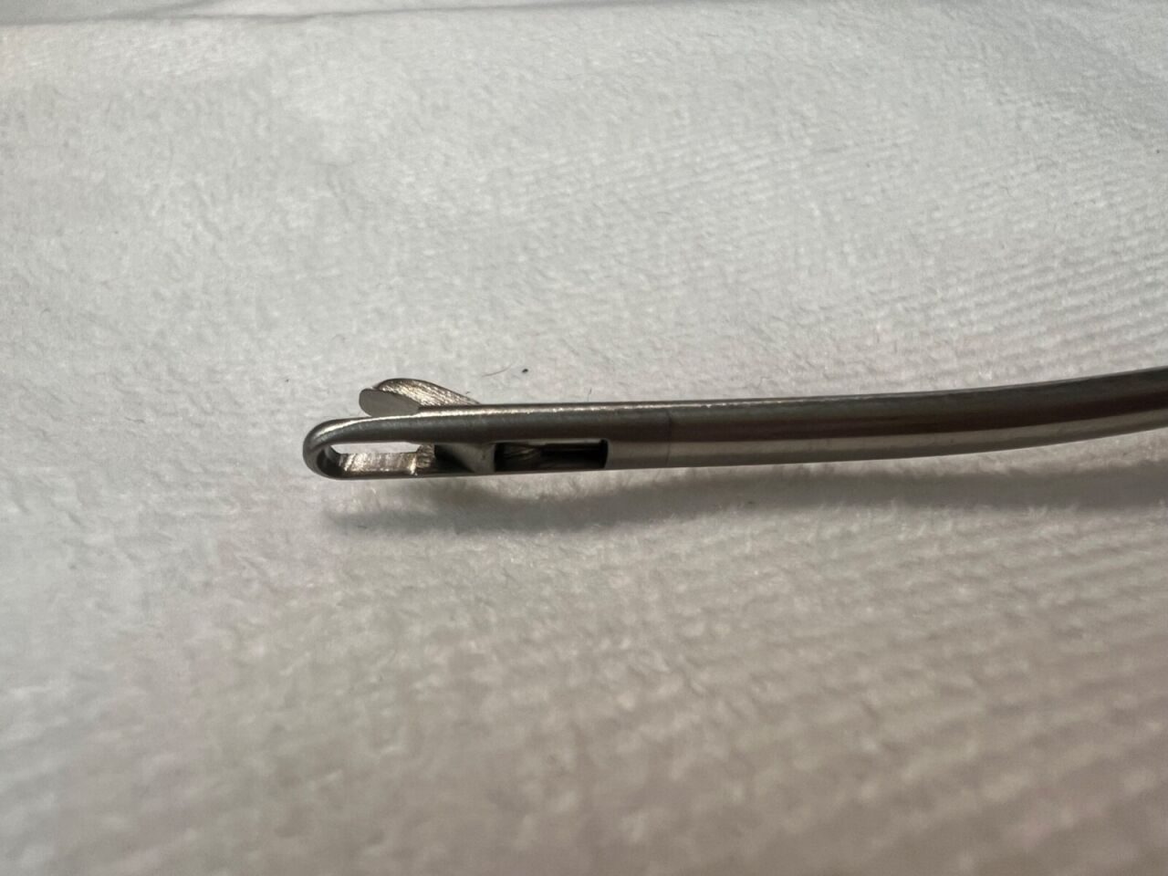 R. WOLF 8404.053 Up Curved Punch Forceps Serrated 3.4mm X 6" Length — photo 4