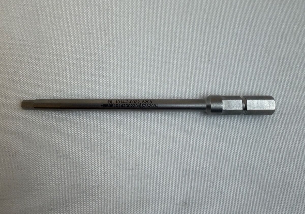 OPTIMOTION 1014-2-0022 Blue Total Knee 3.5mm Hex Driver Shaft Orthopedics Trauma — photo 1