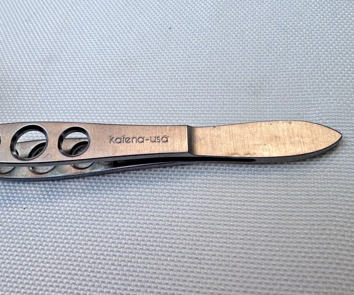KATENA USA K5-5080 Kraff Capsule Tag Forceps Angled Shafts — photo 5