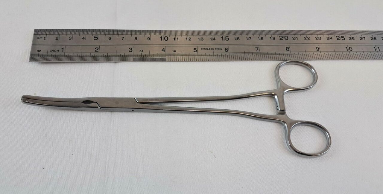 JARIT 505-281 8-1/2" Locking Serrated Z-Hysterectomy/Parametrium Forceps — photo 6