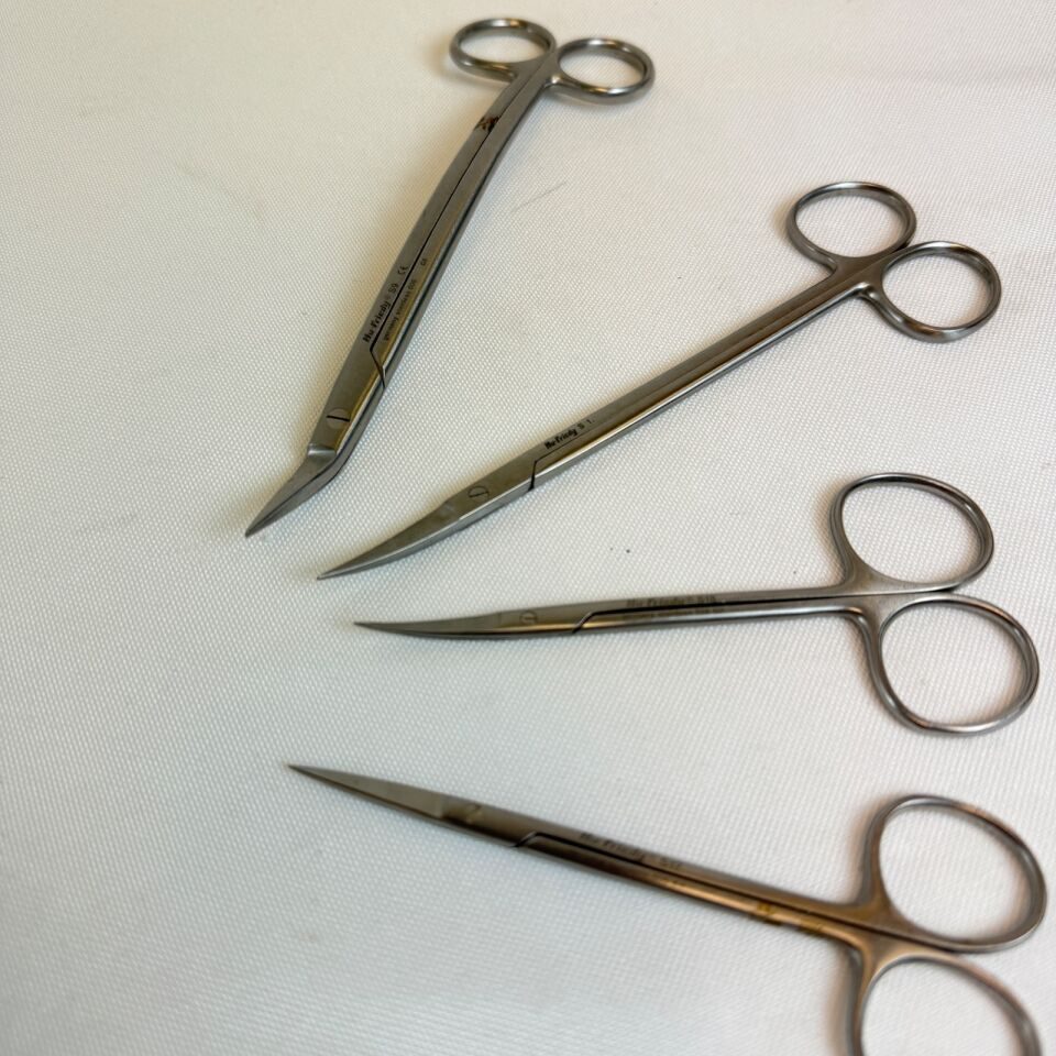 HU-FRIEDY S17/S18/S1/S9 Dental Scissor Set Straight Curved Kelly Curved Dean — photo 2