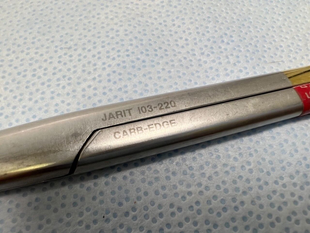 JARIT 103-220 Carb-Edge Mayo Straight Scissors Round Blade 6-3/4" Pair of 2 — photo 2