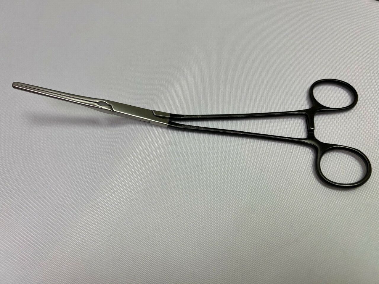 CODMAN 67-7526 Curved Glover Opti-Length Coarctation Clamp 10"