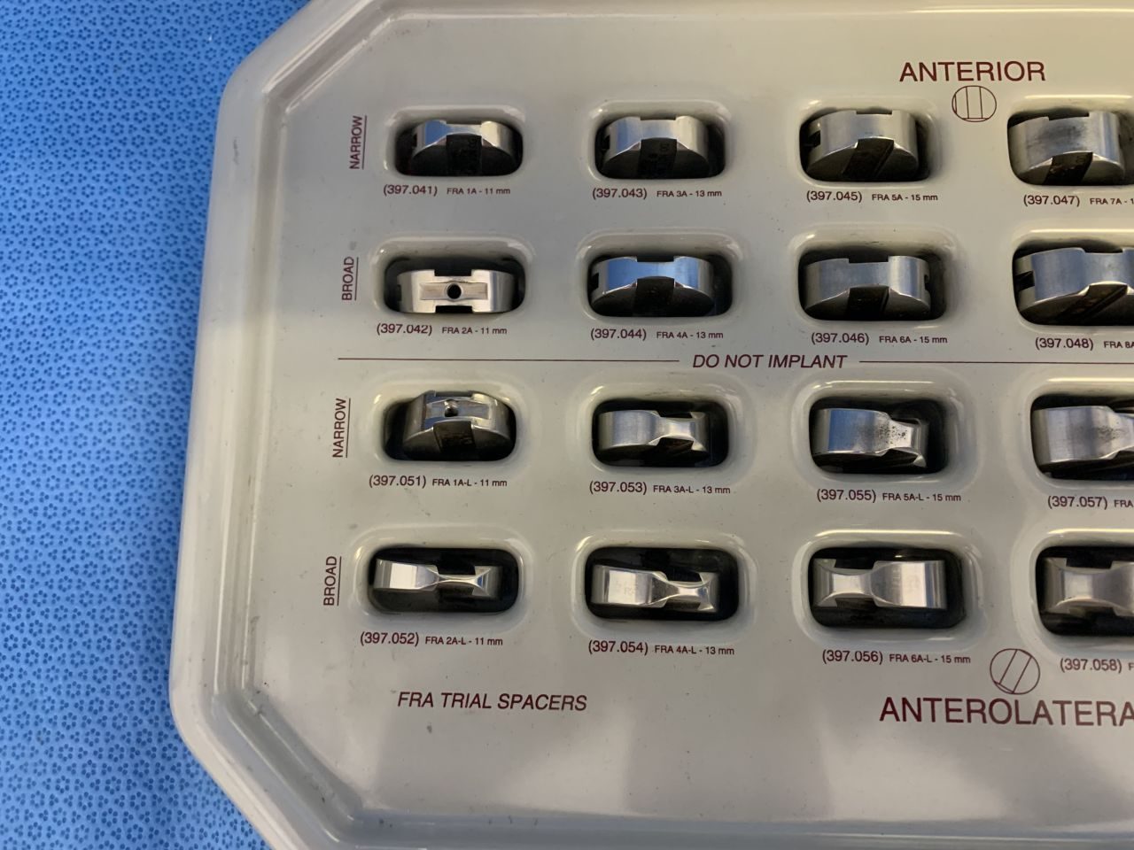 SYNTHES FRA Trial Spacers Spine System Set — photo 3