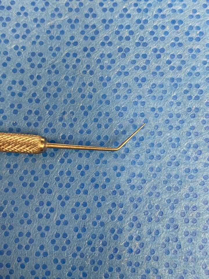 KARL STORZ E572 Fenzl Insertion Hook Angled 45deg, 10mm Shaft, 0.2mm Tip — photo 4