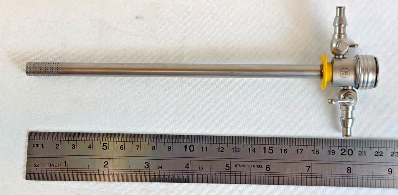 KARL STORZ 27050SC 26Fr Continuous Flow Yellow 26Fr Resectoscope Outer Sheath — photo 9