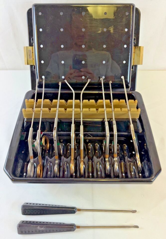 STRYKER Various Arthroscopic Punch Set w/ Rasps & Case