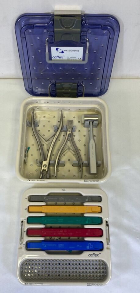 COFLEX UBC00000 Paradigm Spine Instrument Tray Complete Neuro Spine — photo 1