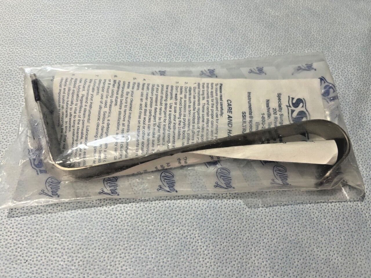SSI ULTRA 57-5408 Taylor Spinal Retractor 3/4" Width x 3" Deep x 7-1/4" Length — photo 1