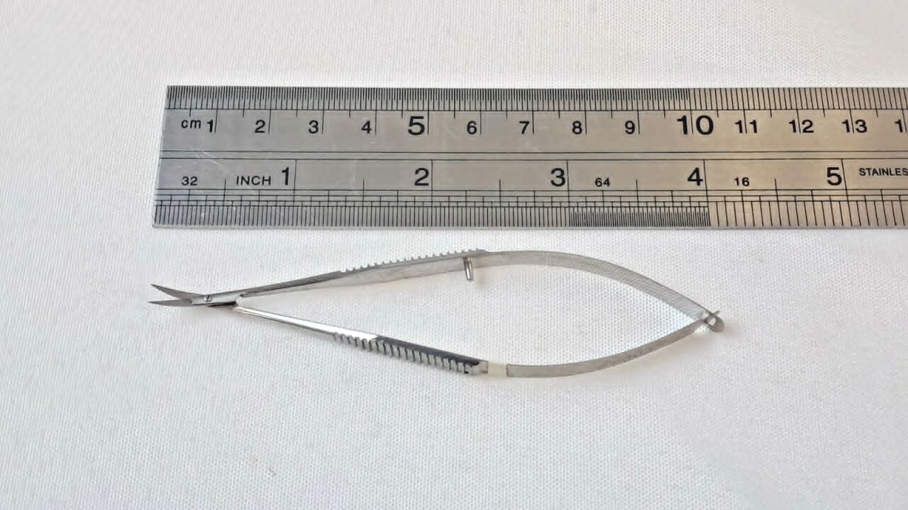 WECK 2305 Castroviejo Curved Ophthalmic Micro Scissors 4" — photo 5
