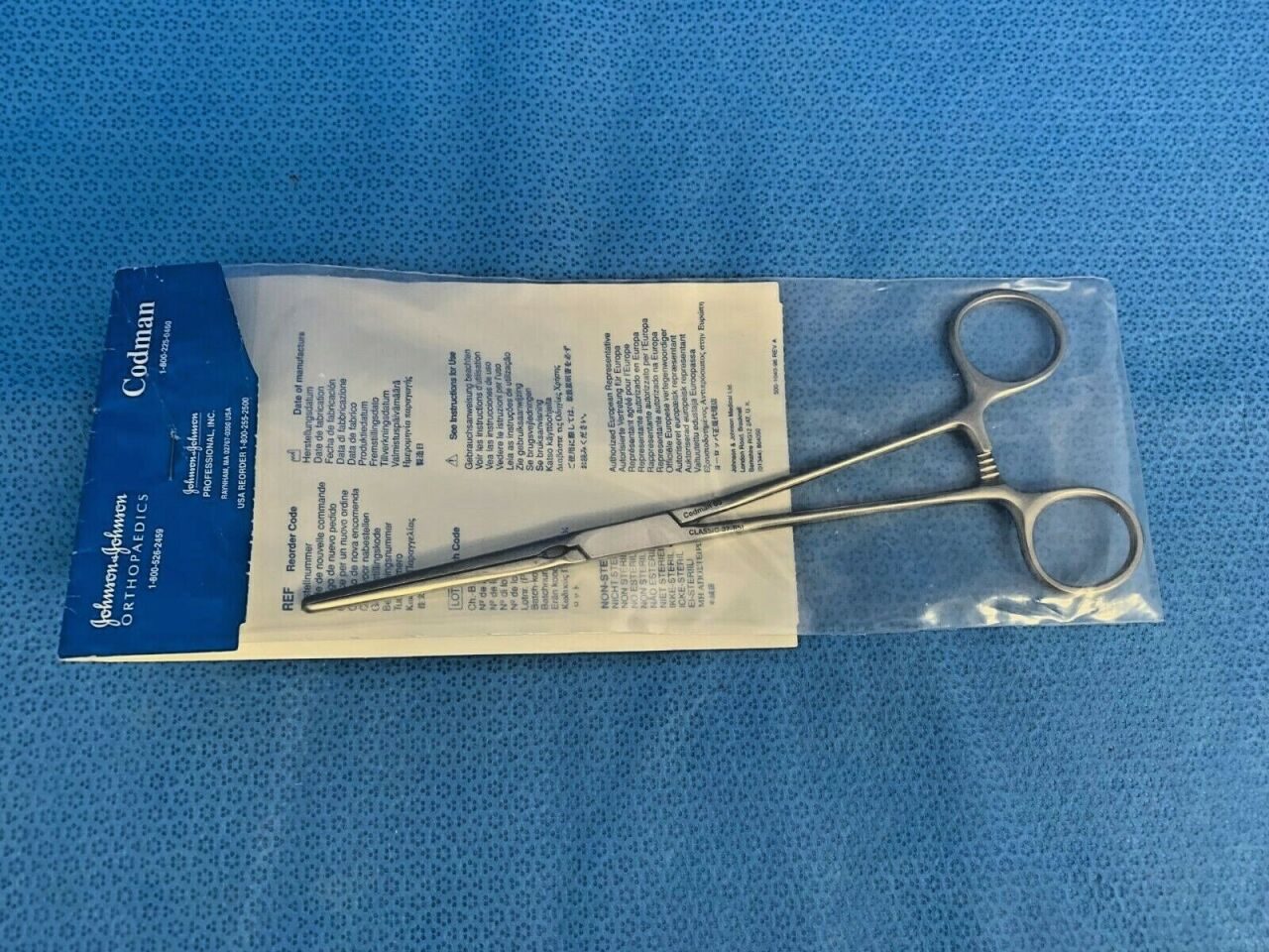 CODMAN 37-1151 DeBakey Coarctation/Peripheral Vascular Clamp 9"