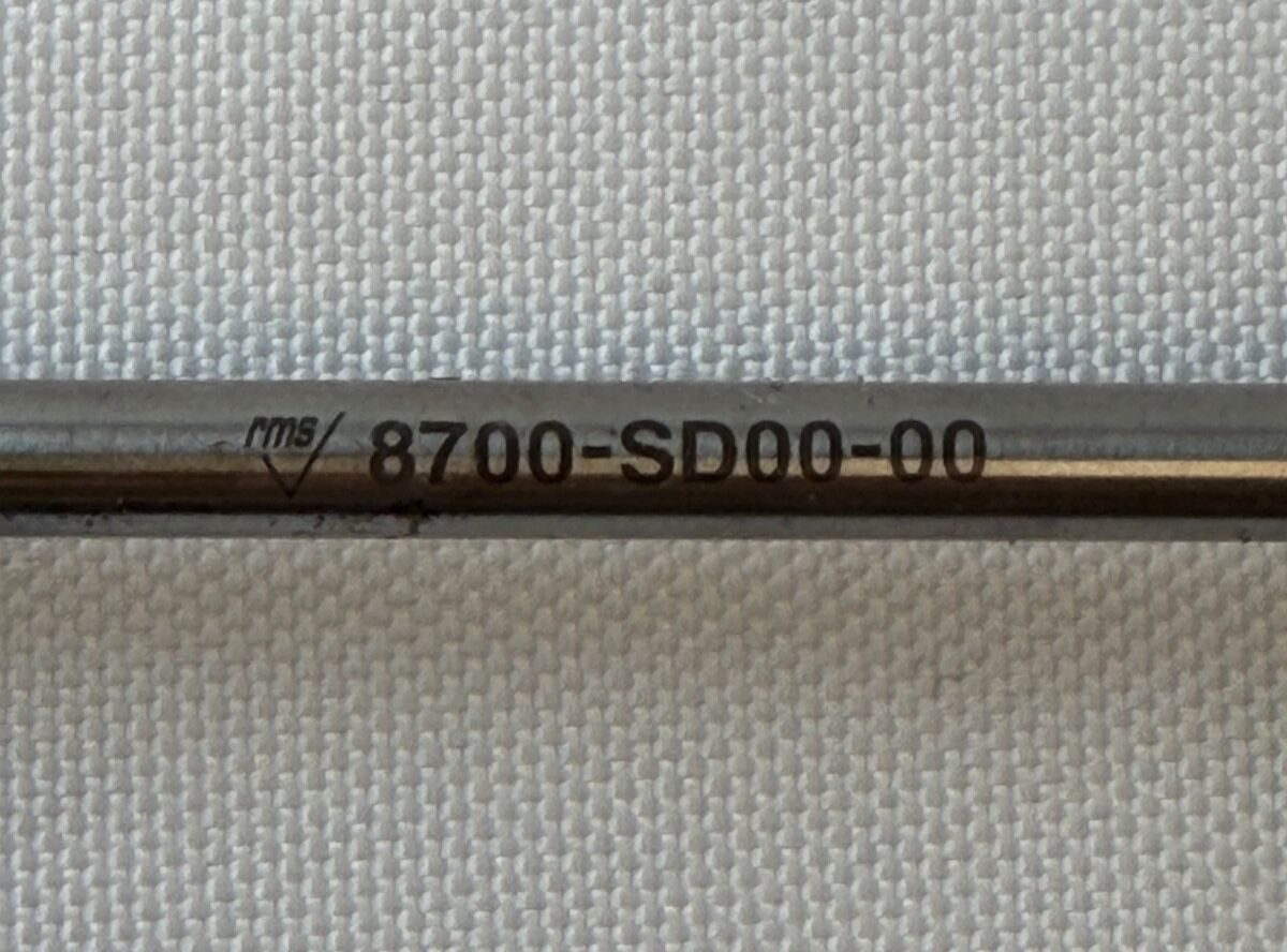RMS 8700-SD00-00 Orthopedic 2.5mm Hexagonal Screwdriver 8" Trauma — photo 2