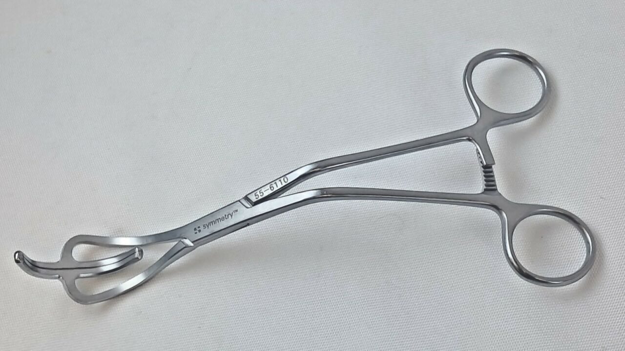 SYMMETRY 55-6110 Strong Aortic Clamp Angled 8" — photo 1