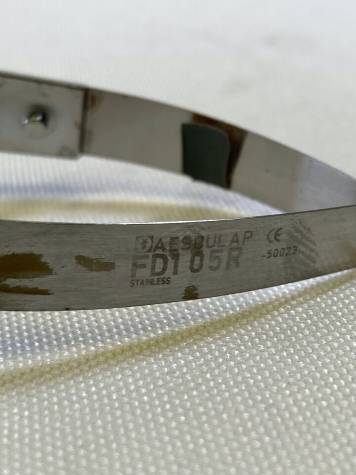 AESCULAP FD105R Micro Vessel Scissors Bayonet Straight Sharp Tips 7.5" — photo 2
