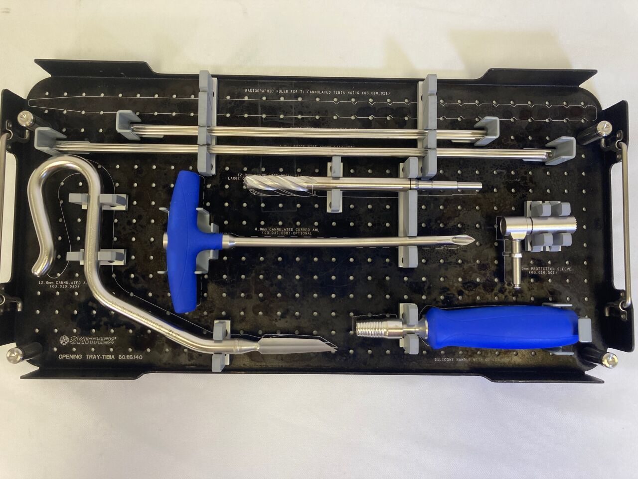 SYNTHES 01.116.040 & 01.116.047 Ti Cannulated Tibial Nail-EX Opening & Insertion Instrument Sets — photo 2