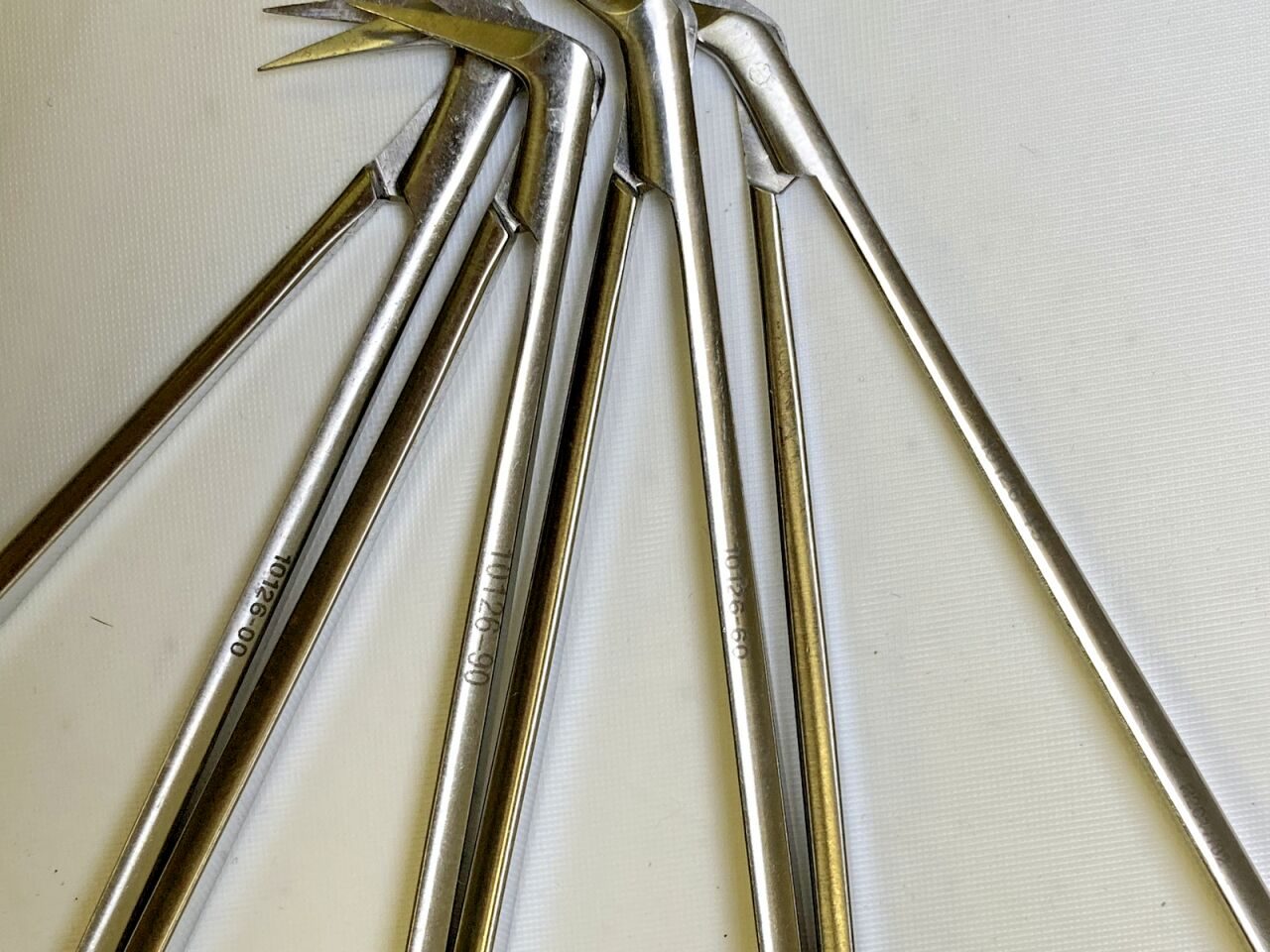 PRINCETON Set of 4 45deg 60deg 90deg 120deg x 7" Cardiovascular Thoracic Scissors Sharp — photo 4