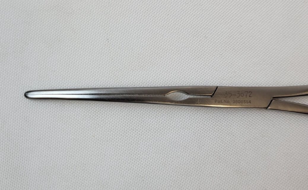 PILLING 35-3672 Stoney Aorta Clamp DeBakey-Type Jaws Angled Curved Set of 2 — photo 2