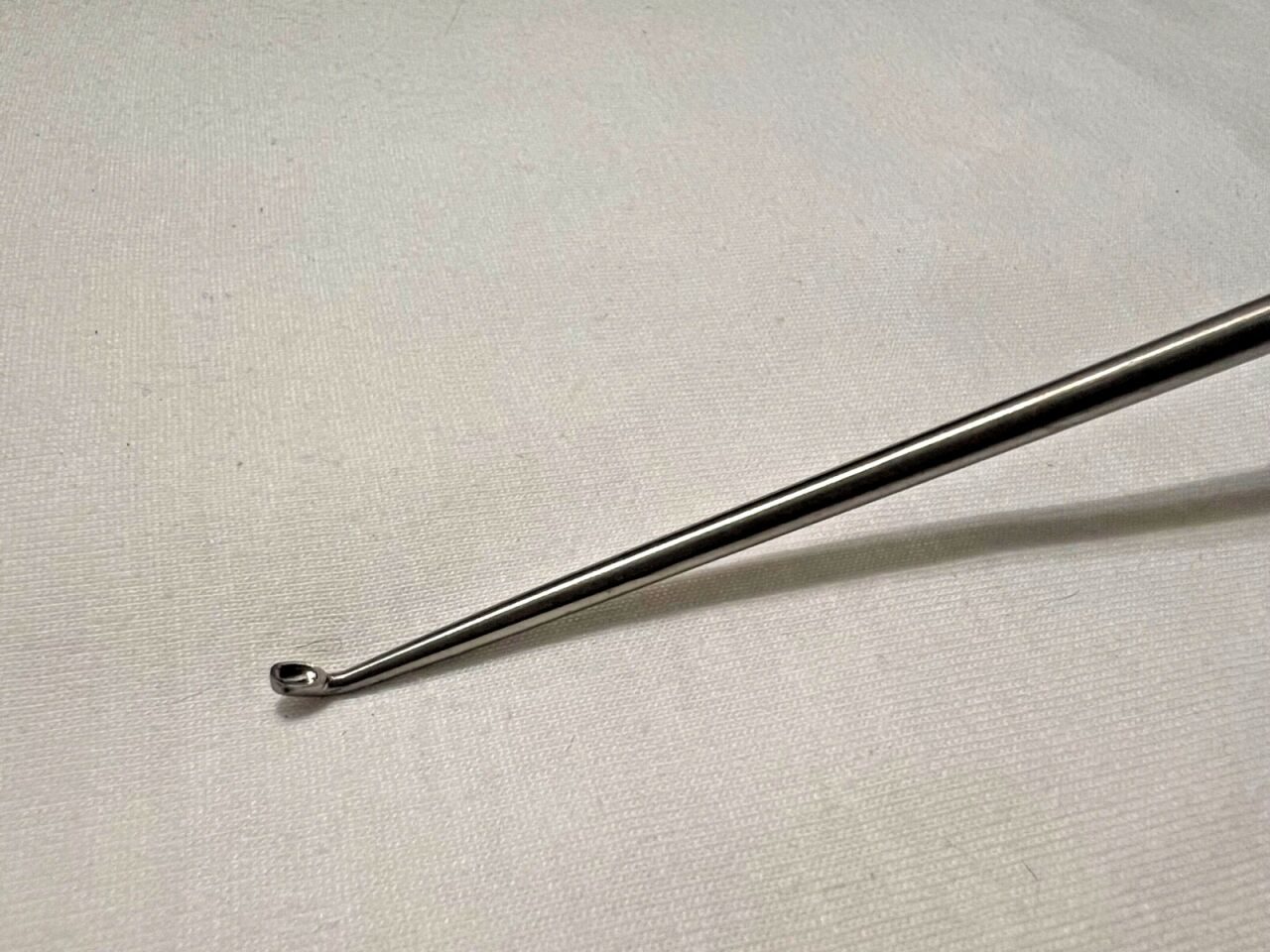 AESCULAP MF279R Cervical-Long Bayonet Curette Size 000 Forward Angle 9-1/2" L — photo 3