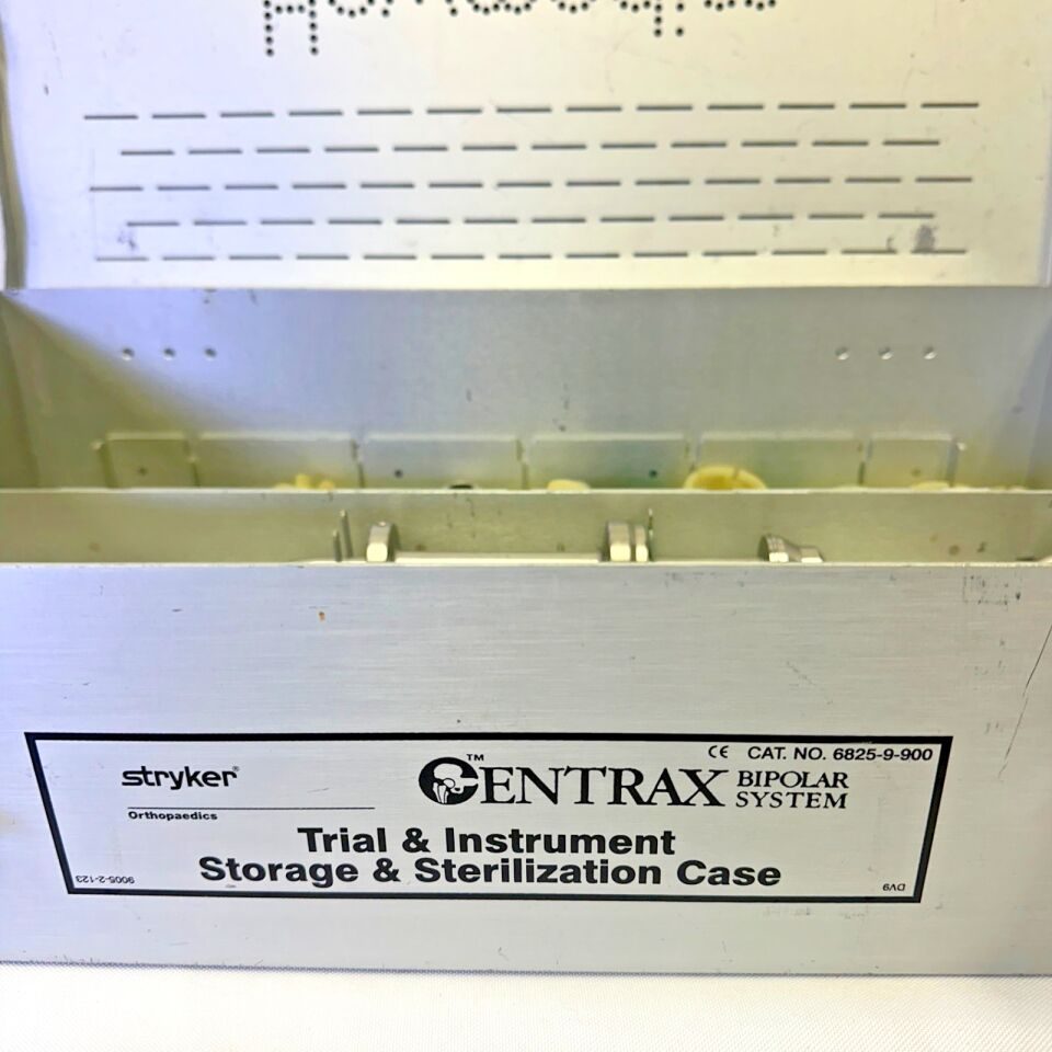 VARIOUS  Stryker Howmedica Centrax Bipolar System Trial & Instrument Set w/ Extras and Case — photo 2