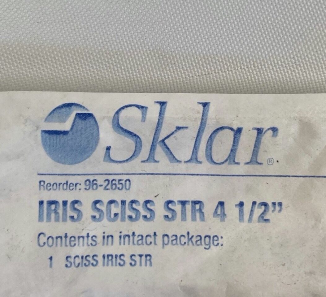 SKLAR 96-2650 Straight Iris Scissors 4.5" lot of 100 — photo 4