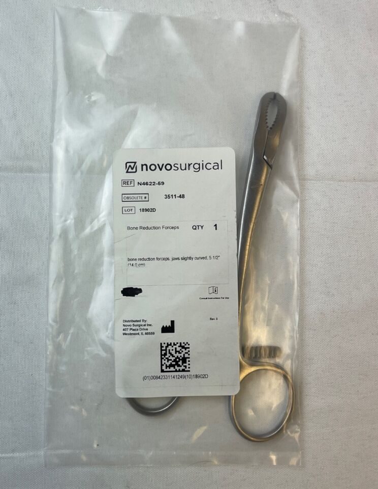 NOVO SURGICAL N4622-59 Bone Reduction Forcep Crab Claw