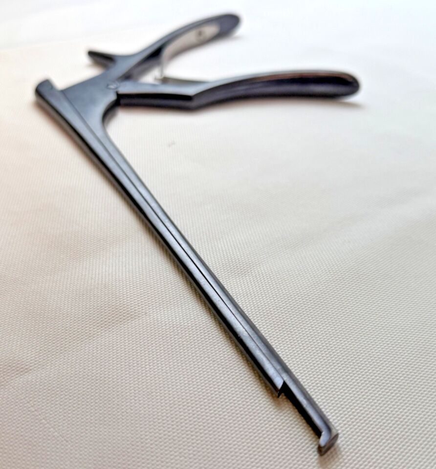 AVALIGN VM81-2964-1 Ceramic Coated 3mm x 40deg Up x 8" Kerrison Rongeur NeuroSpine — photo 6