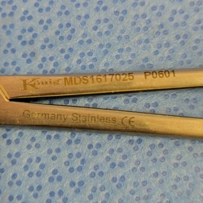 MEDLINE MDS1617025 Foerster Sponge Forcep, Straight Serrated, 9.75" — photo 2